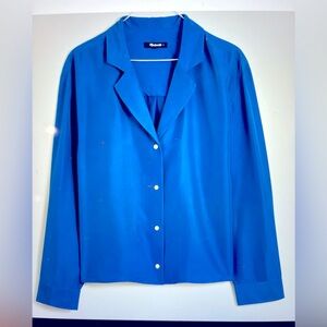 Madewell Silk Blouse Top